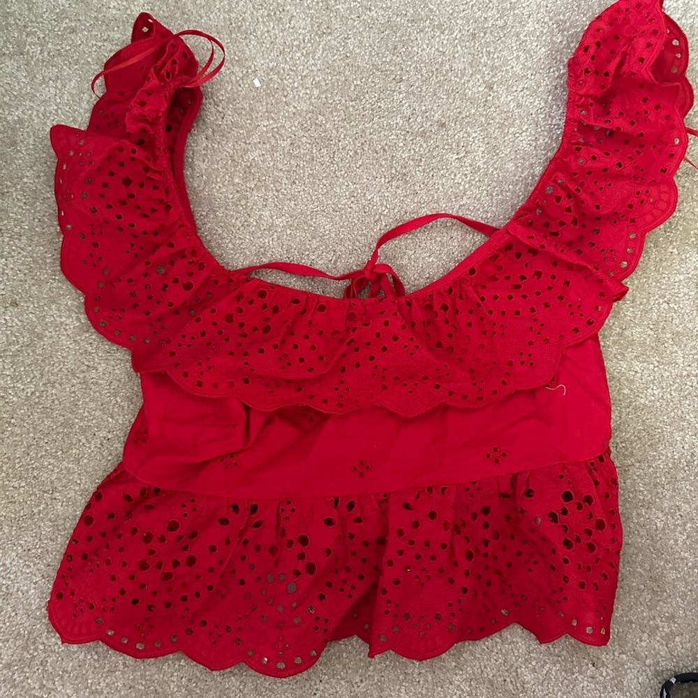 Red Zara tank